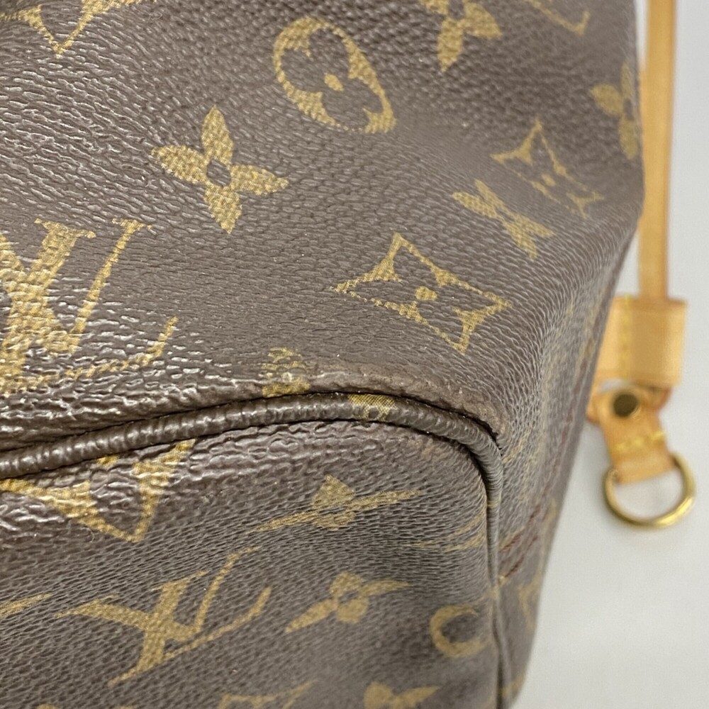 LOUIS VUITTON Brown Monogram Neverfull MM Tote Bag - Picture 6 of 12